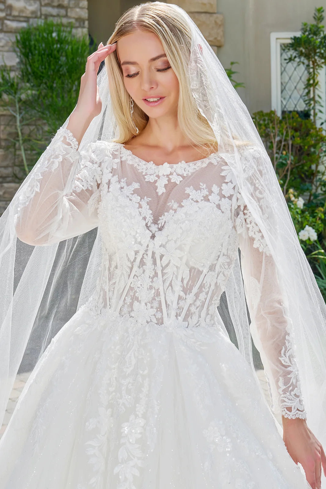 Vestido de Novia GLS by Gloria GL3823 - OFF WHITE