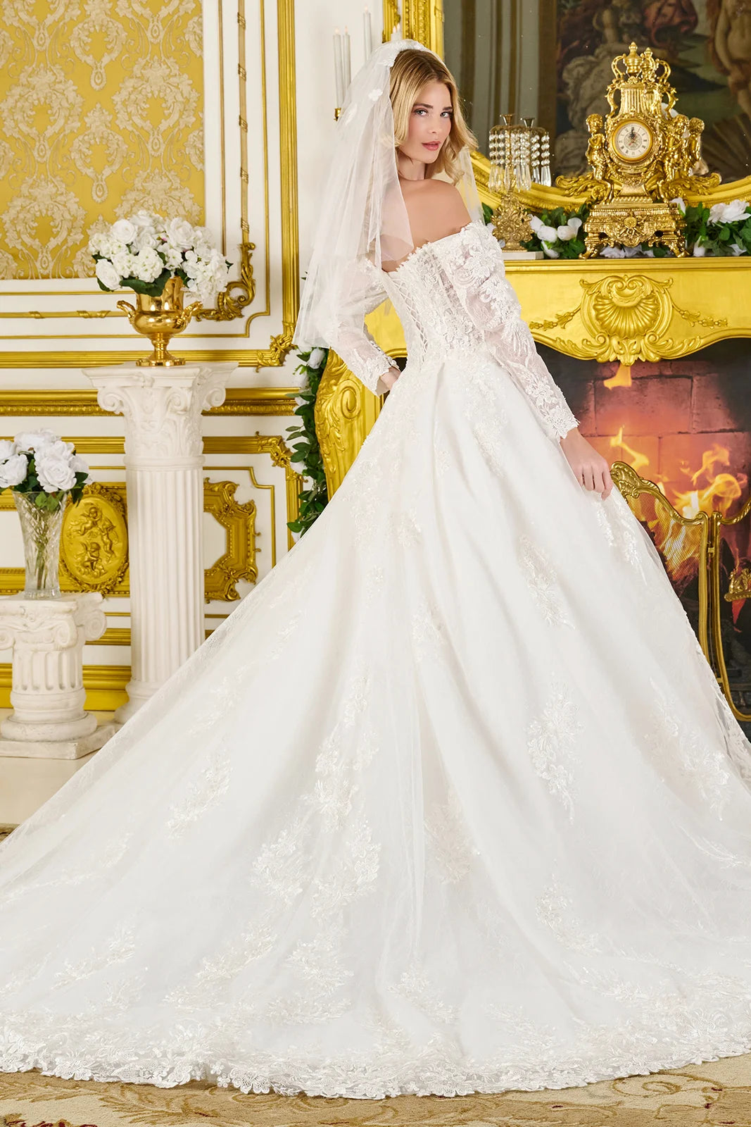 Vestido de Novia GLS by Gloria GL3824 - OFF WHITE