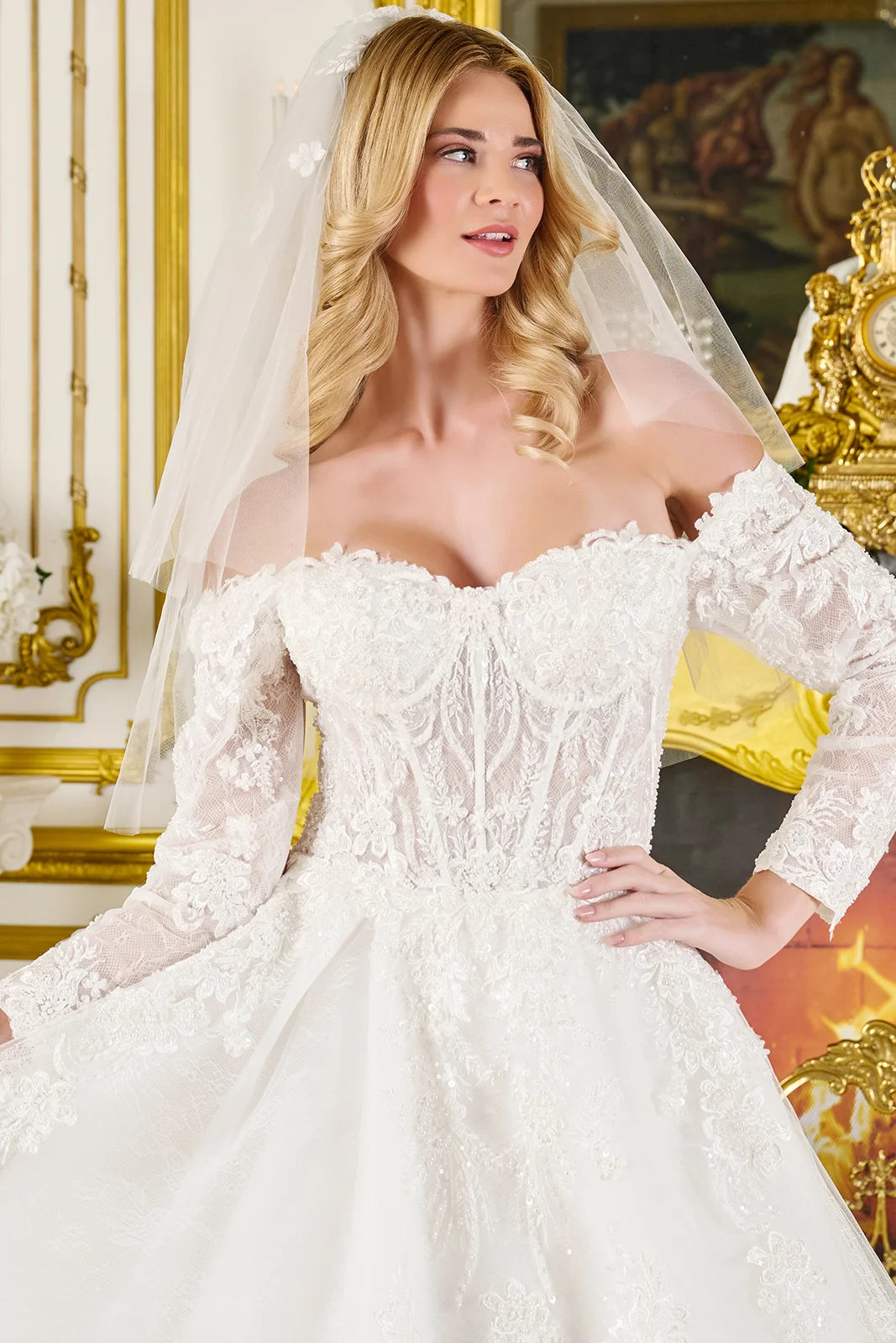 Vestido de Novia GLS by Gloria GL3824 - OFF WHITE