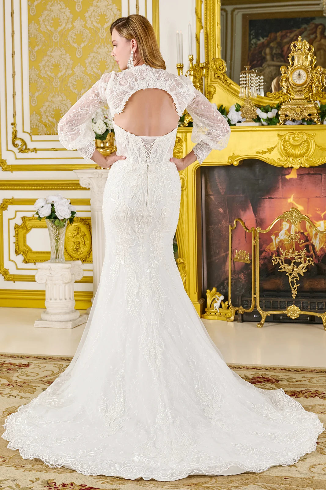 Vestido de Novia GLS by Gloria GL3826 - OFF WHITE