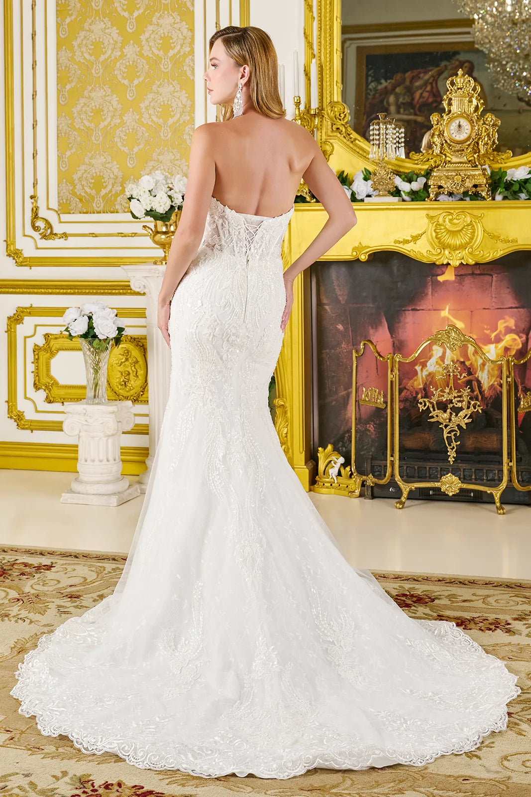 Vestido de Novia GLS by Gloria GL3826 - OFF WHITE