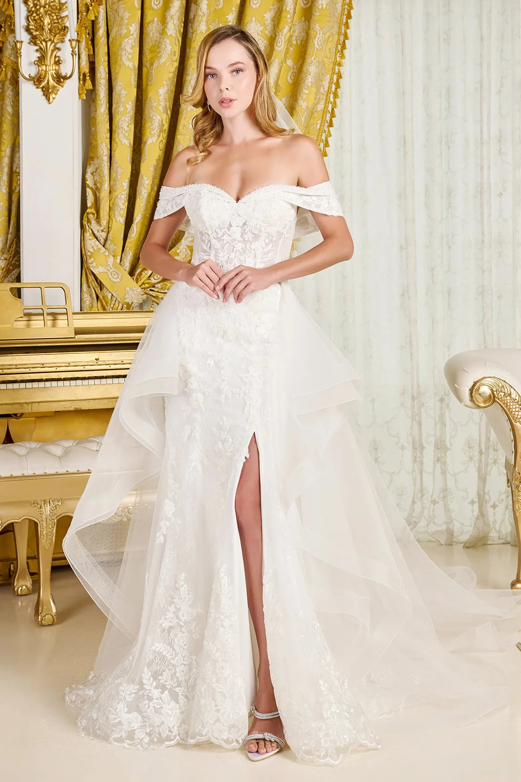 Vestido de Novia GLS by Gloria GL3827 - OFF WHITE