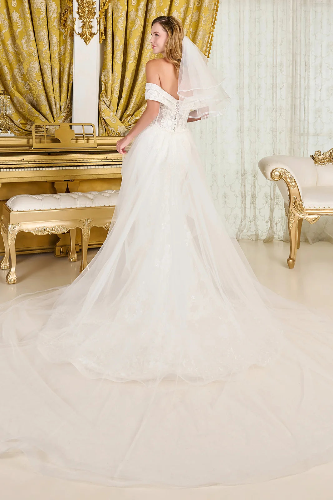 Vestido de Novia GLS by Gloria GL3827 - OFF WHITE