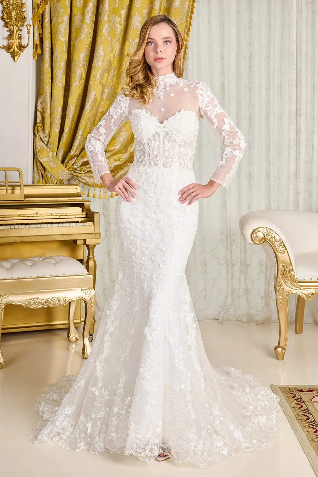 Vestido de Novia GLS by Gloria GL3830 - OFF WHITE