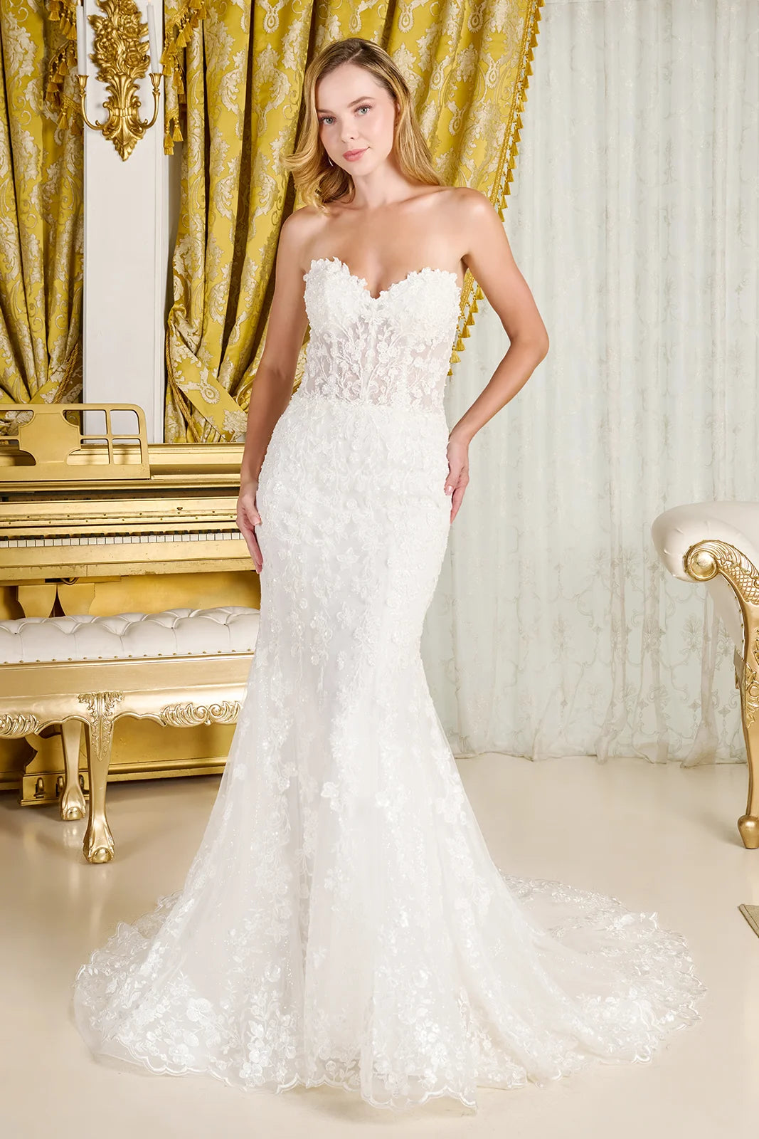 Vestido de Novia GLS by Gloria GL3830 - OFF WHITE