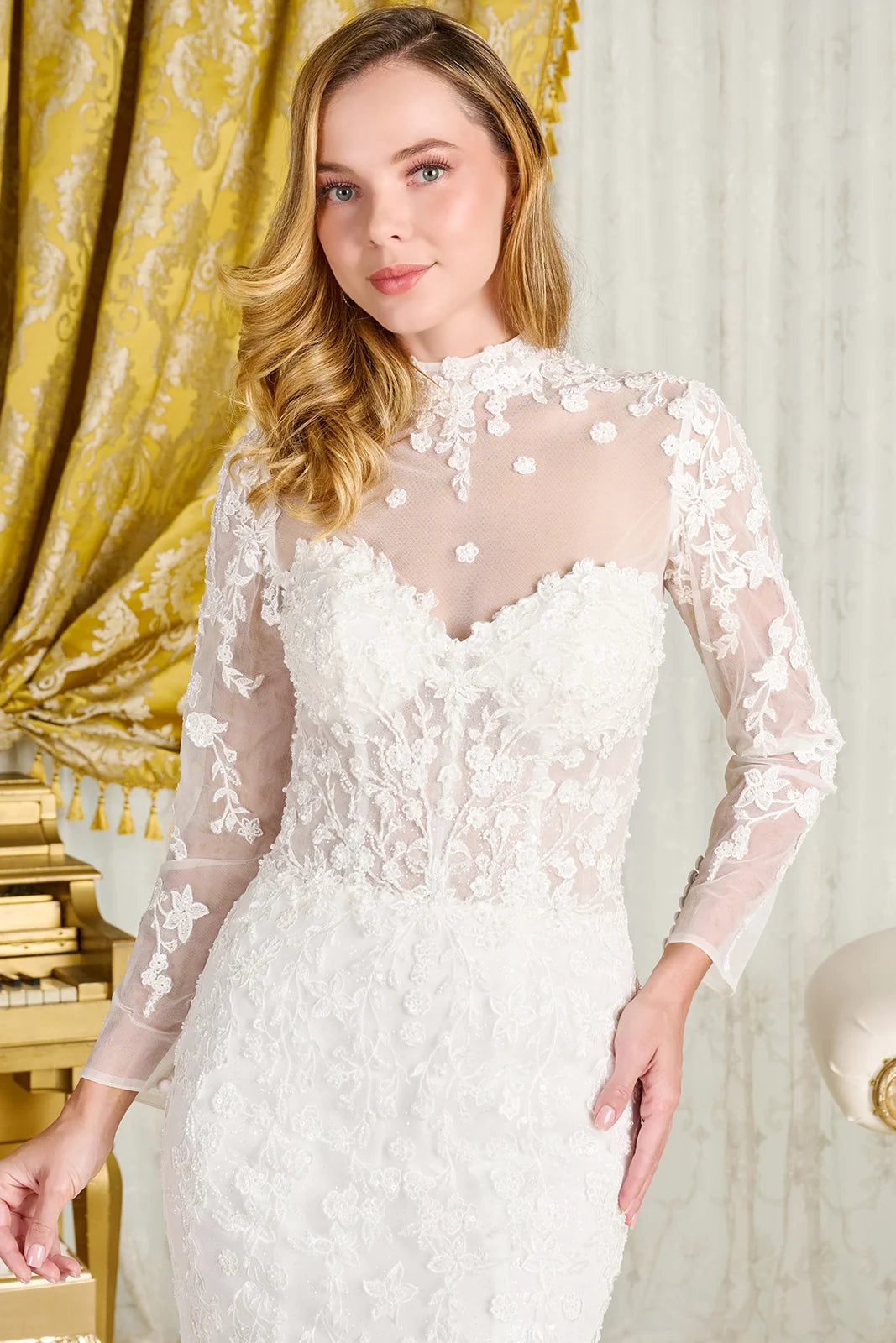 Vestido de Novia GLS by Gloria GL3830 - OFF WHITE