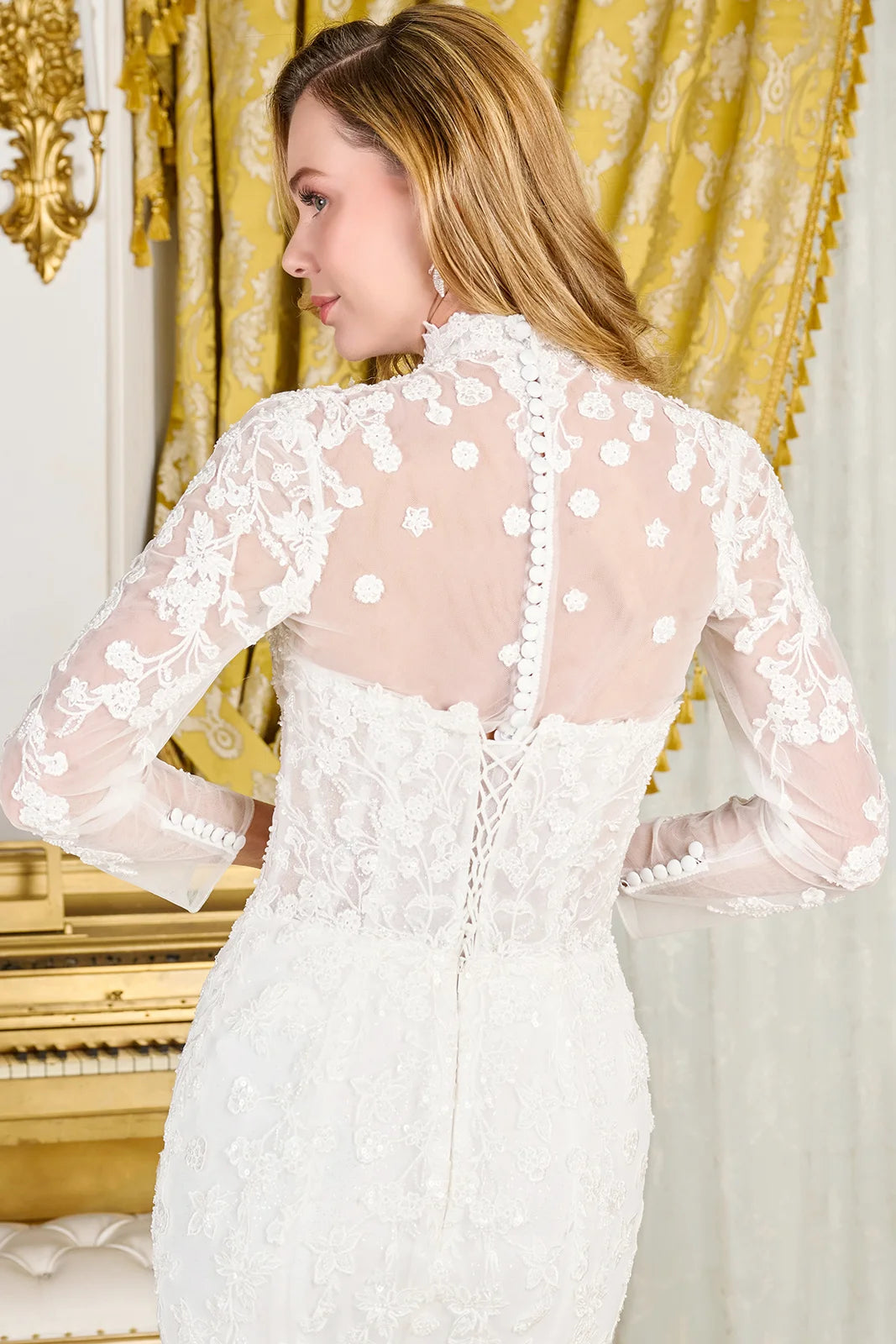 Vestido de Novia GLS by Gloria GL3830 - OFF WHITE