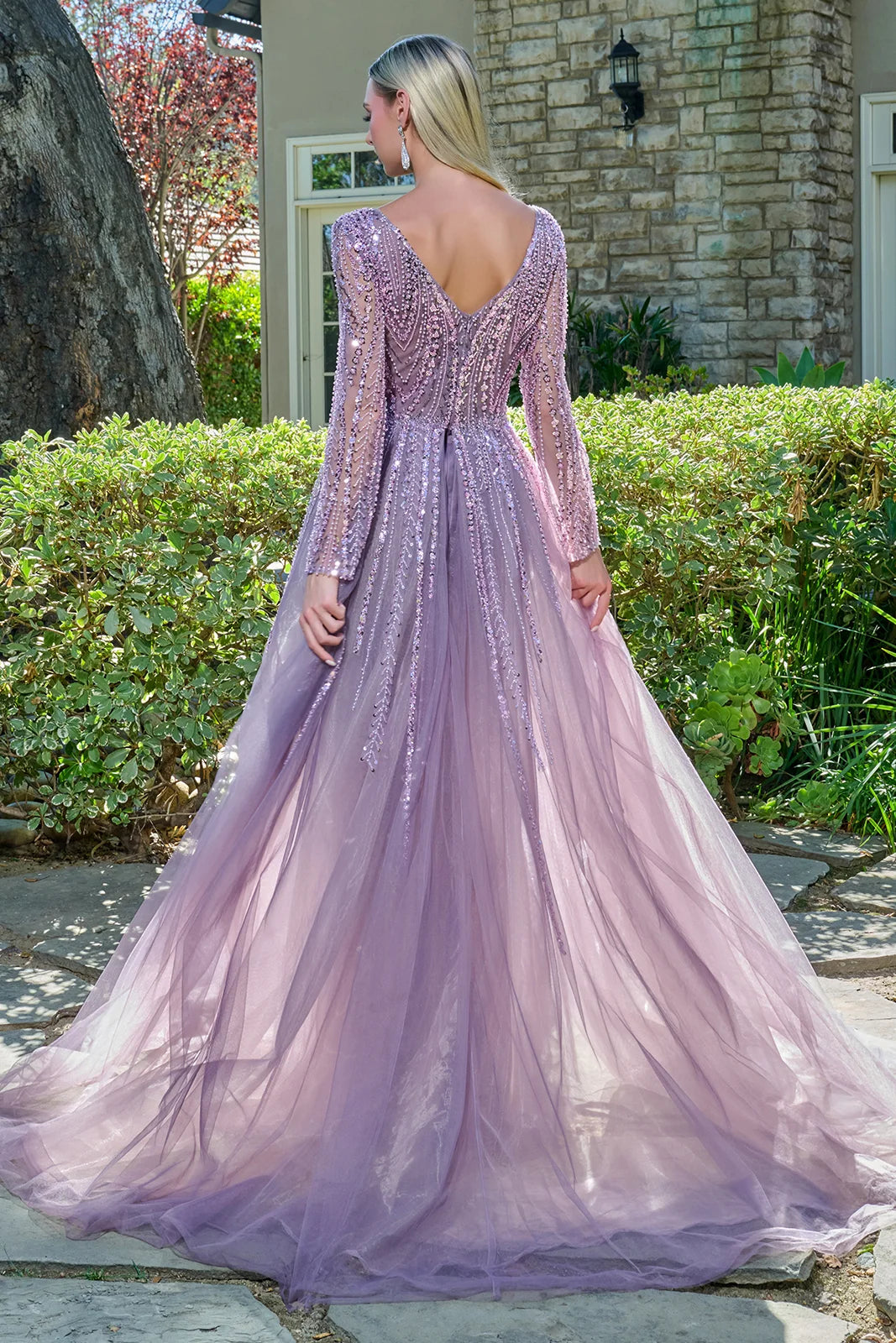 Vestido para Mamá de la Novia GLS by Gloria GL3832 - MAUVE