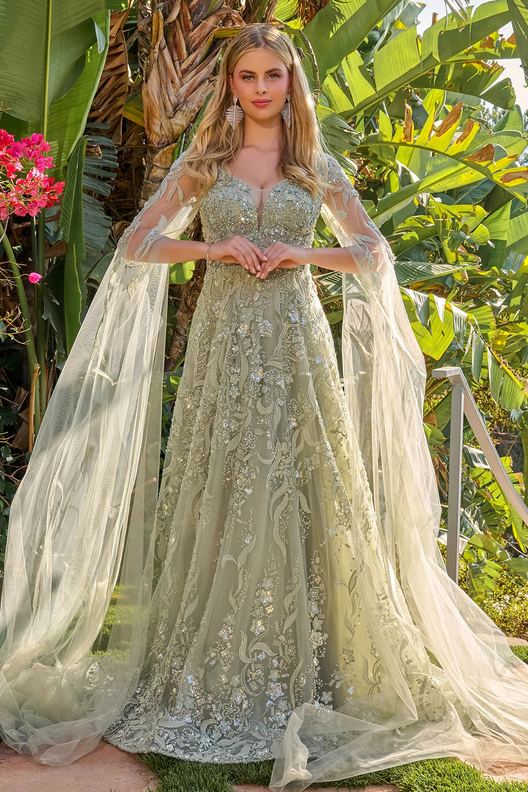 Vestido para Mamá de la Novia GLS by Gloria GL3838 - SAGE