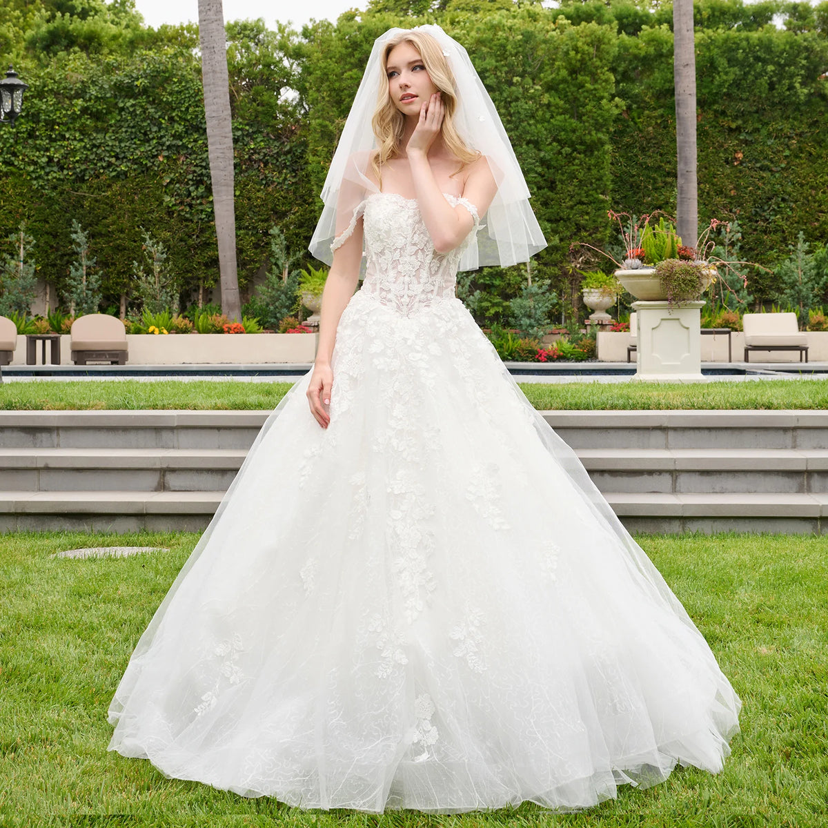 Vestido de Novia GLS by Gloria GL3839 - OFF WHITE