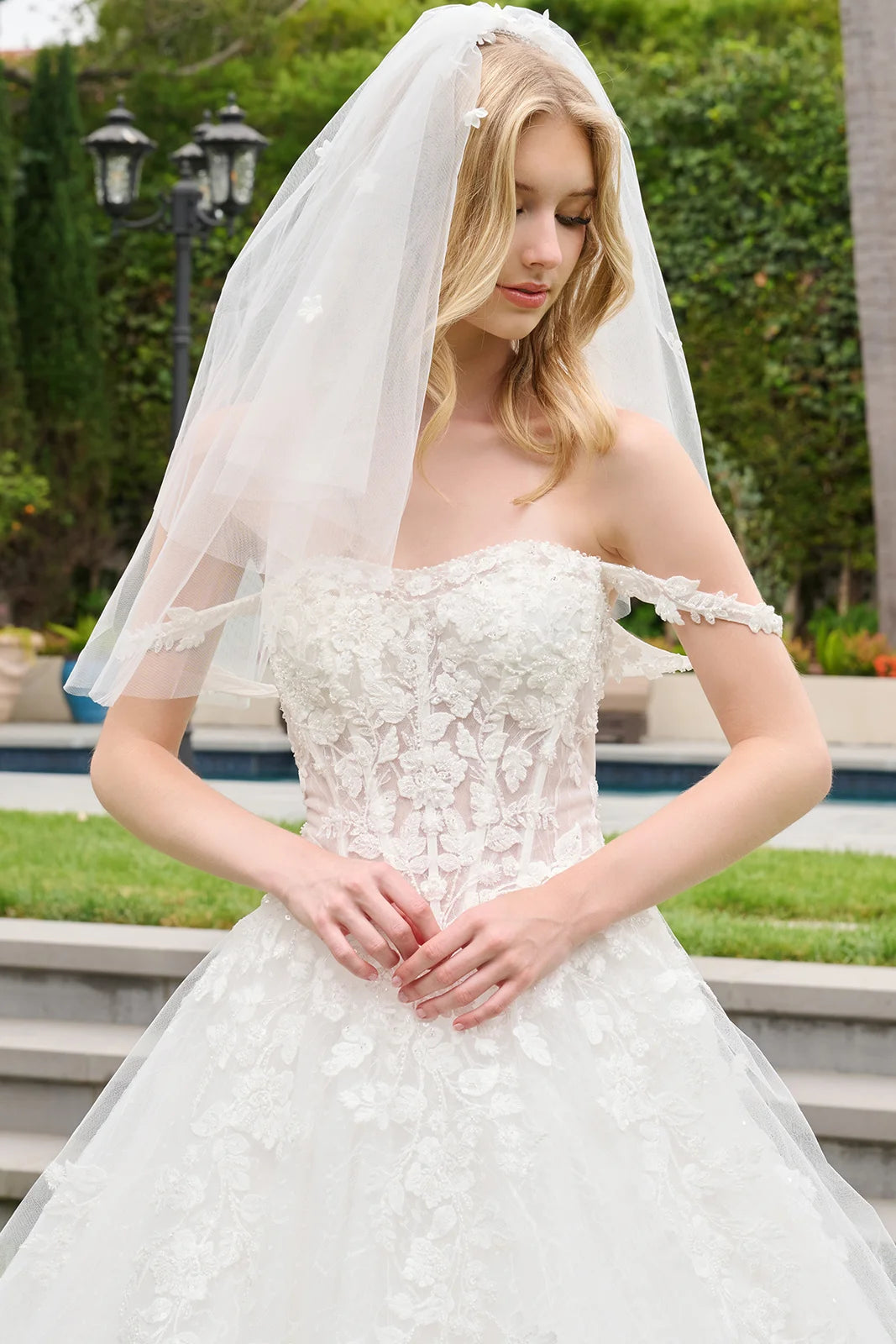 Vestido de Novia GLS by Gloria GL3839 - OFF WHITE