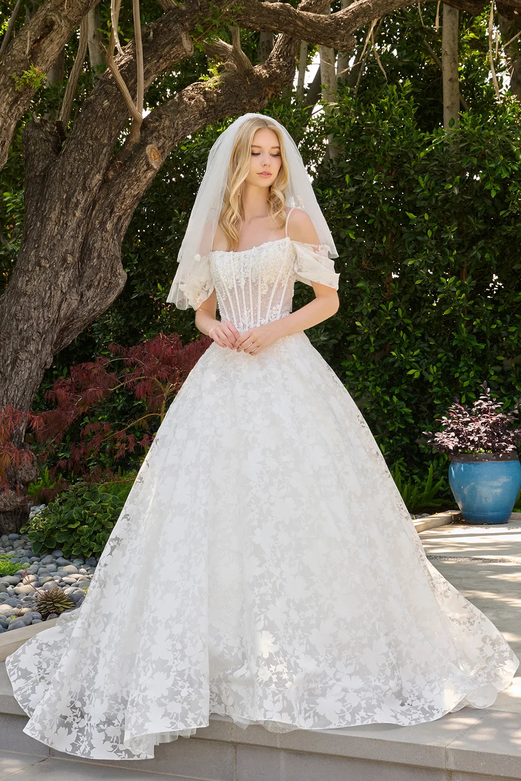 Vestido de Novia GLS by Gloria GL3840 - OFF WHITE
