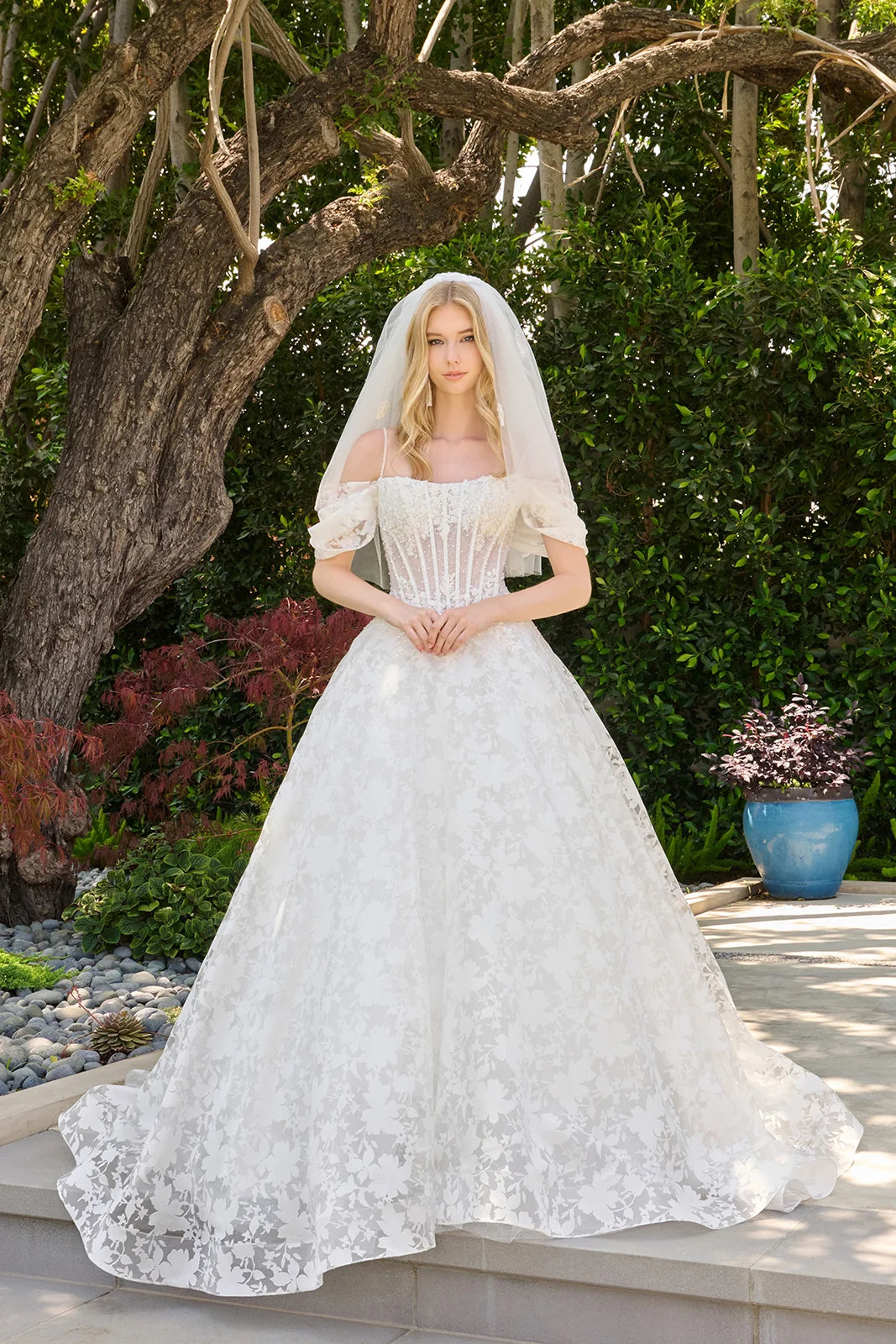 Vestido de Novia GLS by Gloria GL3840 - OFF WHITE