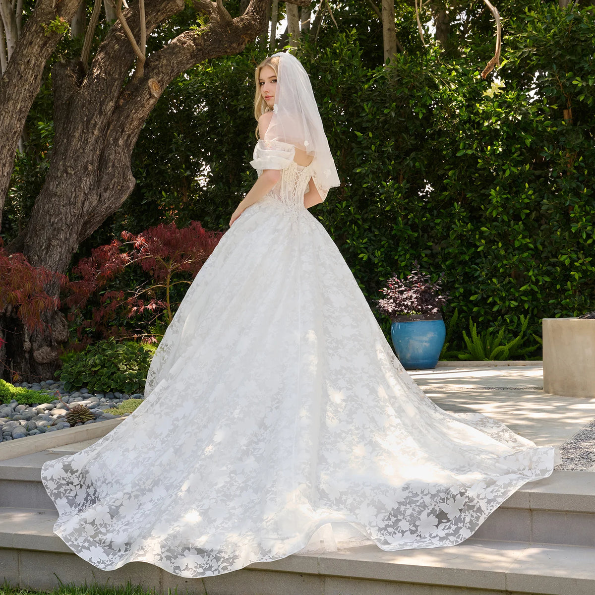 Vestido de Novia GLS by Gloria GL3840 - OFF WHITE