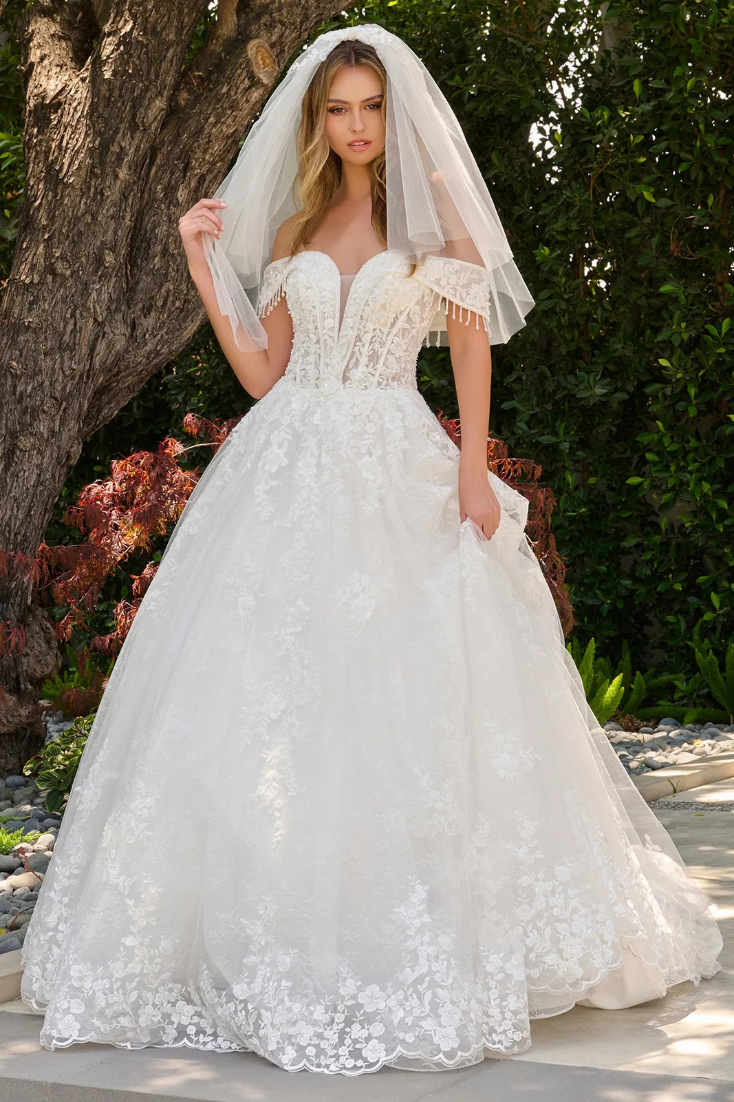 Vestido de Novia GLS by Gloria GL3841 - OFF WHITE
