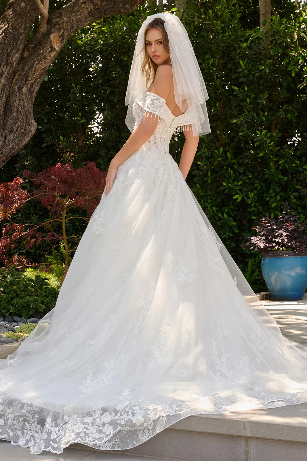 Vestido de Novia GLS by Gloria GL3841 - OFF WHITE