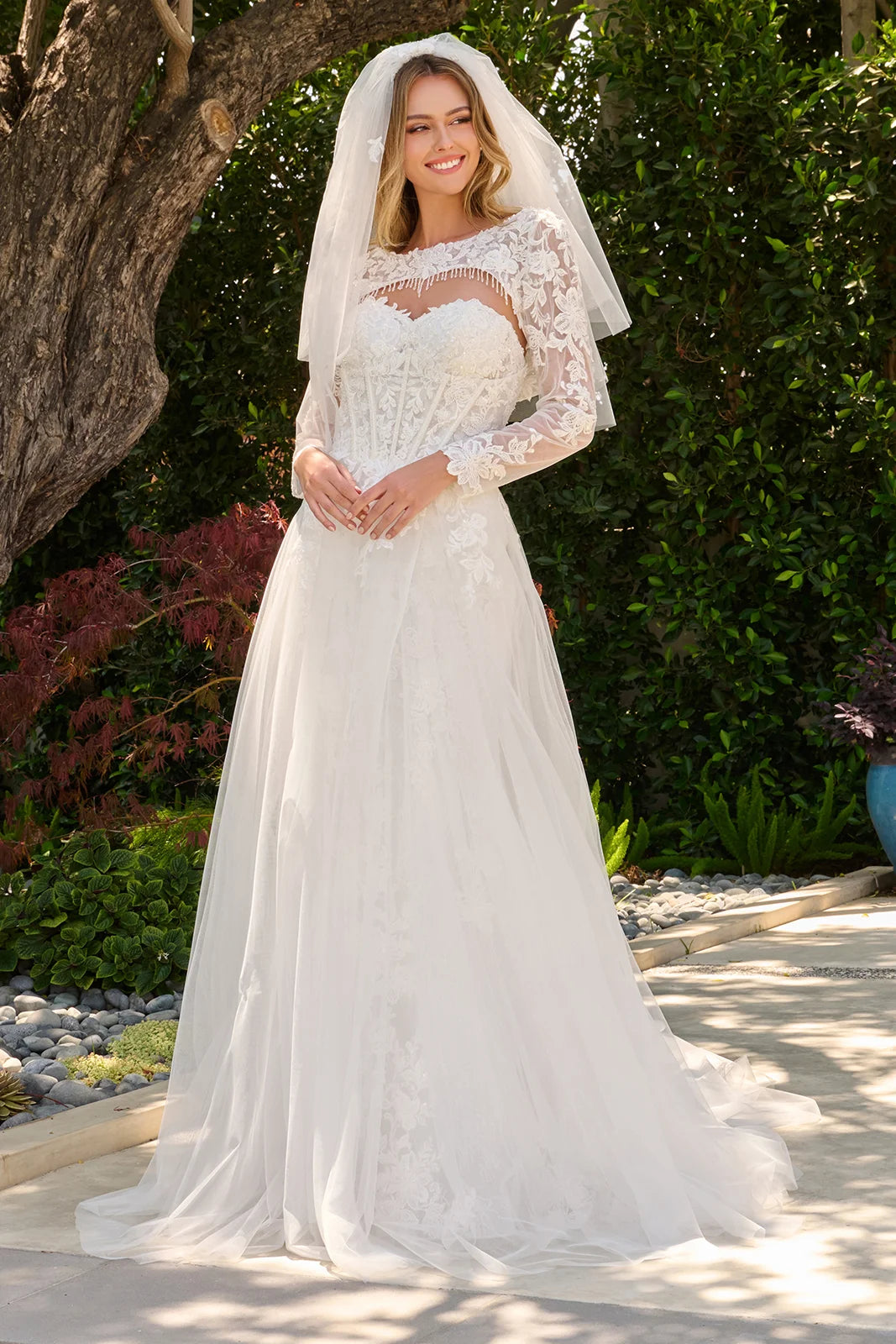 Vestido de Novia GLS by Gloria GL3842 - OFF WHITE