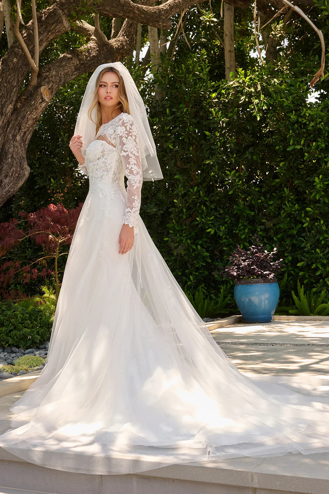 Vestido de Novia GLS by Gloria GL3842 - OFF WHITE
