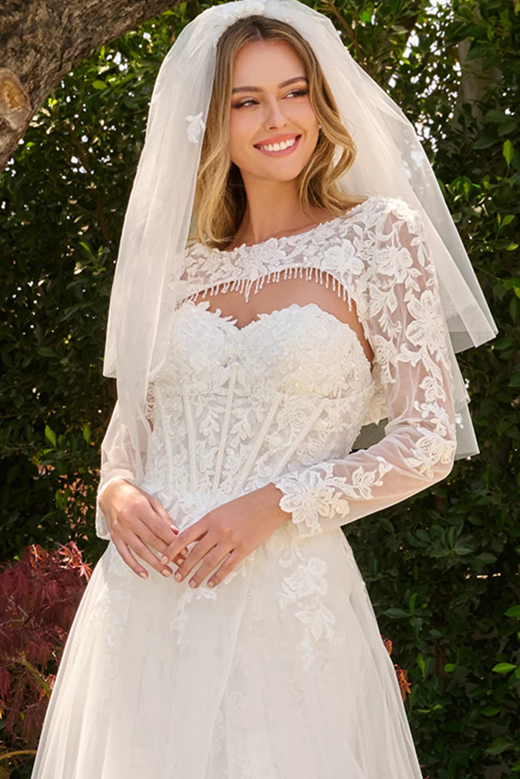 Vestido de Novia GLS by Gloria GL3842 - OFF WHITE