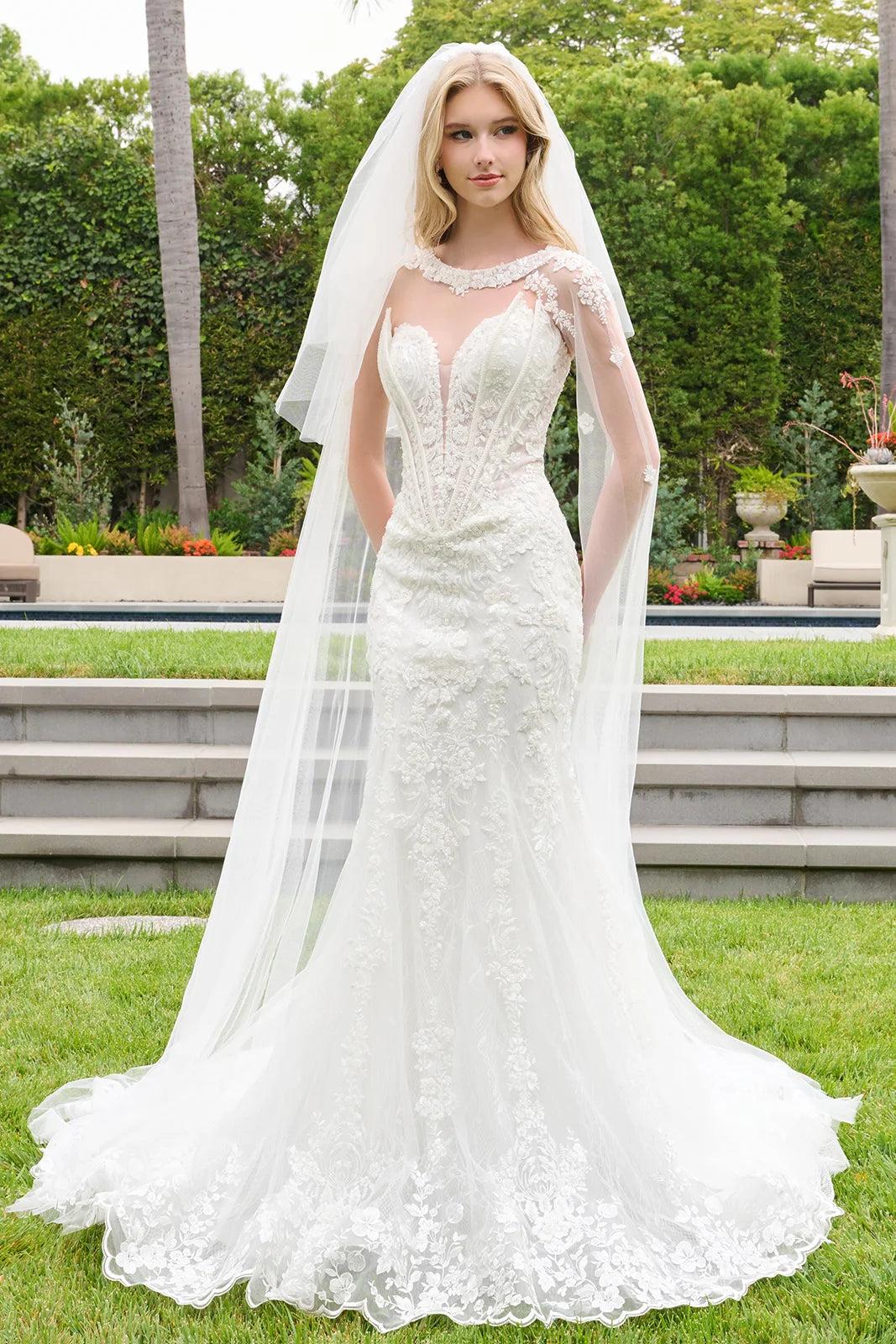 Vestido de Novia GLS by Gloria GL3844 - OFF WHITE