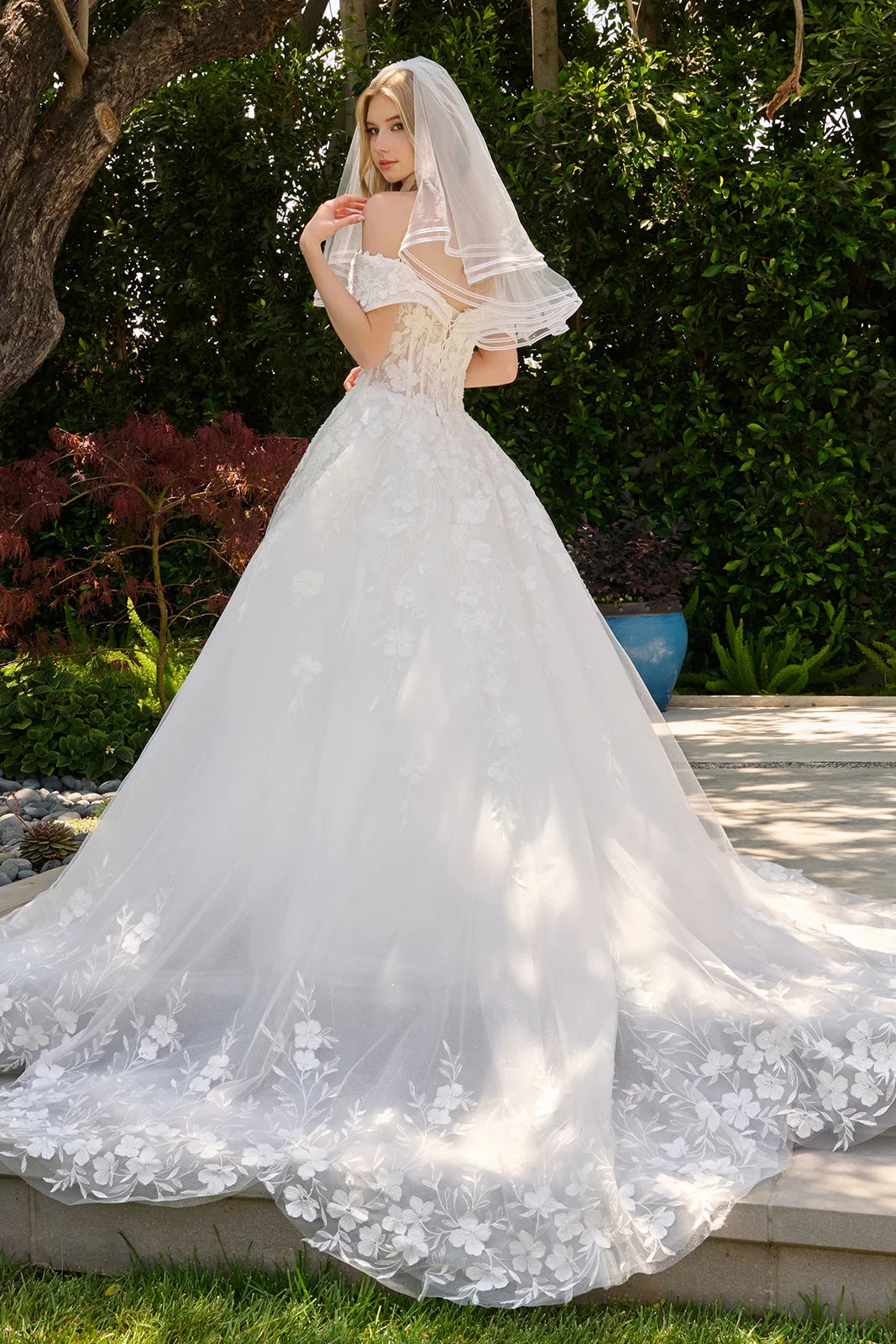 Vestido de Novia GLS by Gloria GL3845 - OFF WHITE