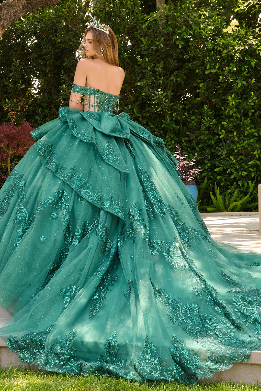 Vestido de XV Años Elizabeth K GL3846 - GREEN