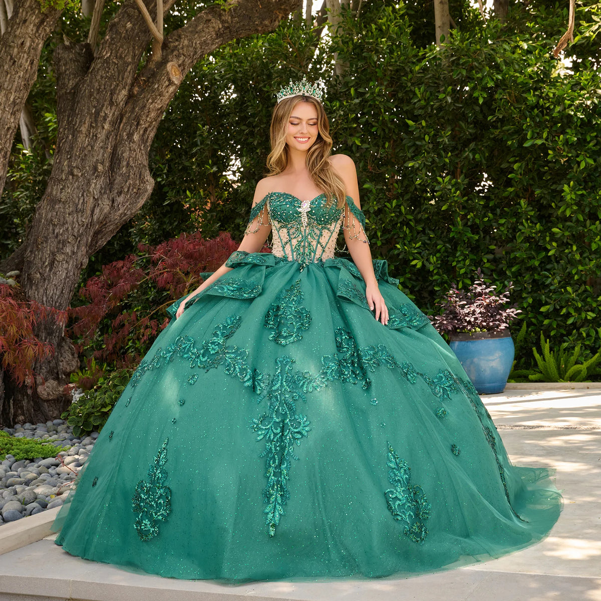 Vestido de XV Años Elizabeth K GL3846 - GREEN