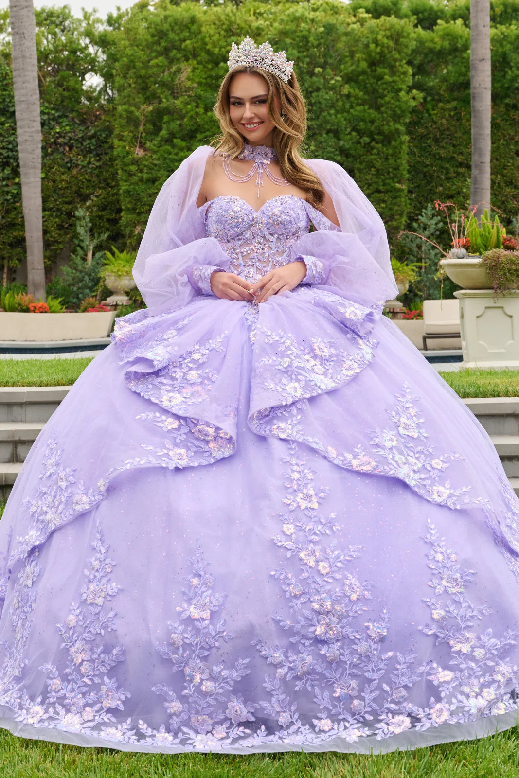 Vestido de XV Años Elizabeth K GL3847 - LILAC