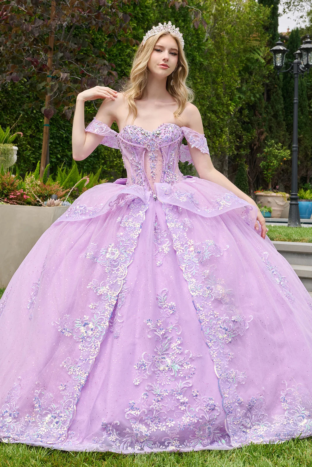 Vestido de XV Años Elizabeth K GL3848 - LILAC