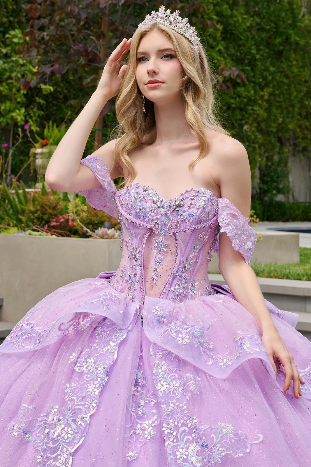 Vestido de XV Años Elizabeth K GL3848 - LILAC