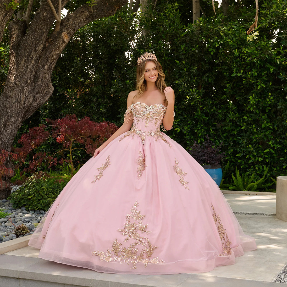 Vestido de XV Años Elizabeth K GL3849 - BLUSH